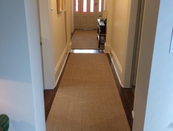 Richmond house [Driftwood Sisal rugs with foldover edging and underlay]